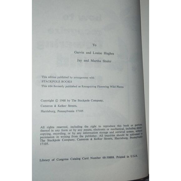 How to Recognize Flowering Wild Plants, by William Carey Grimm, 1968, Hardcover - Picture 5 of 7